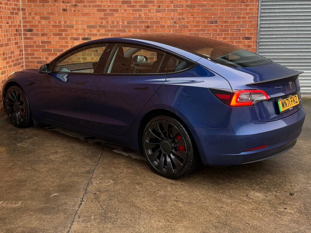 Tesla Model 3 Dual Motor Performance 4Wde Performanc WN71FKZ Blue #4