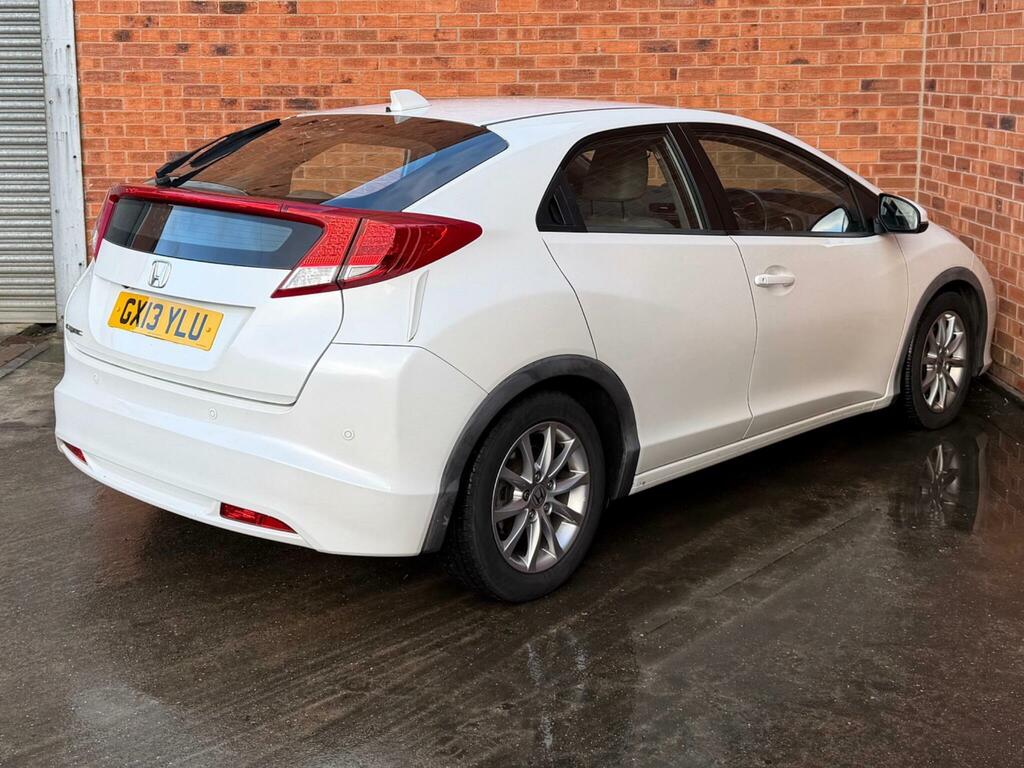 Honda Civic 2.2 I-dtec Ex Euro 5 Ss White #6