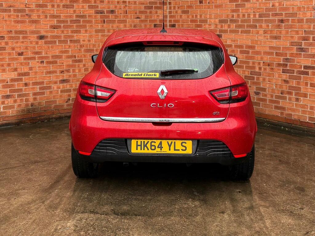 Renault Clio 1.5 Dci Dynamique Medianav Euro 5 Ss HK64YLS Red #5