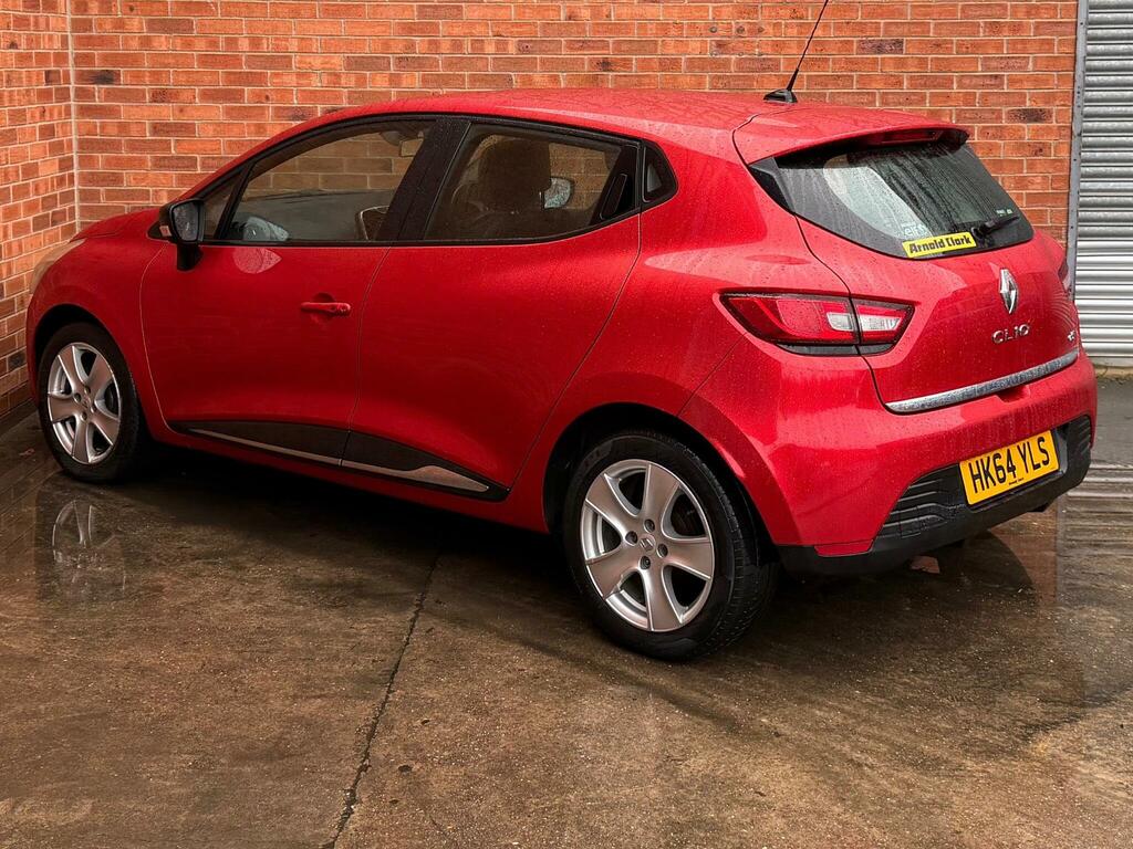 Renault Clio 1.5 Dci Dynamique Medianav Euro 5 Ss HK64YLS Red #4
