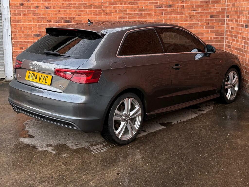 Audi A3 2.0 Tdi S Line Euro 6 Ss KR14VYC Grey #6