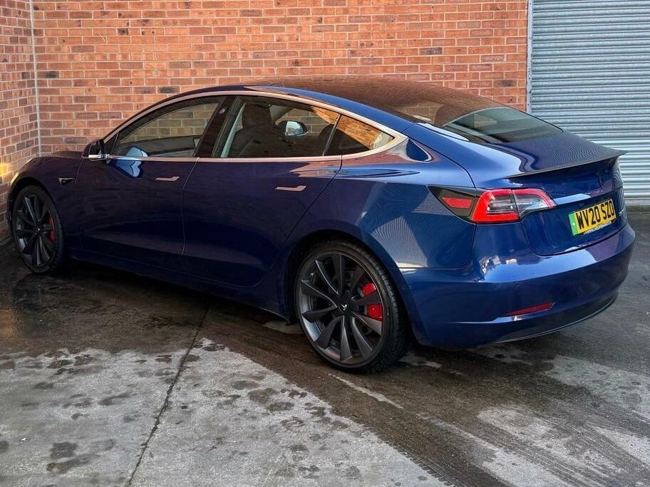 Tesla Model 3 Dual Motor Performance 4Wde Performanc WV20SZO Blue #4