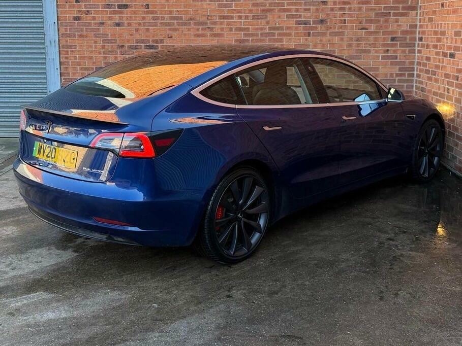 Tesla Model 3 Dual Motor Performance 4Wde Performanc WV20SZO Blue #6