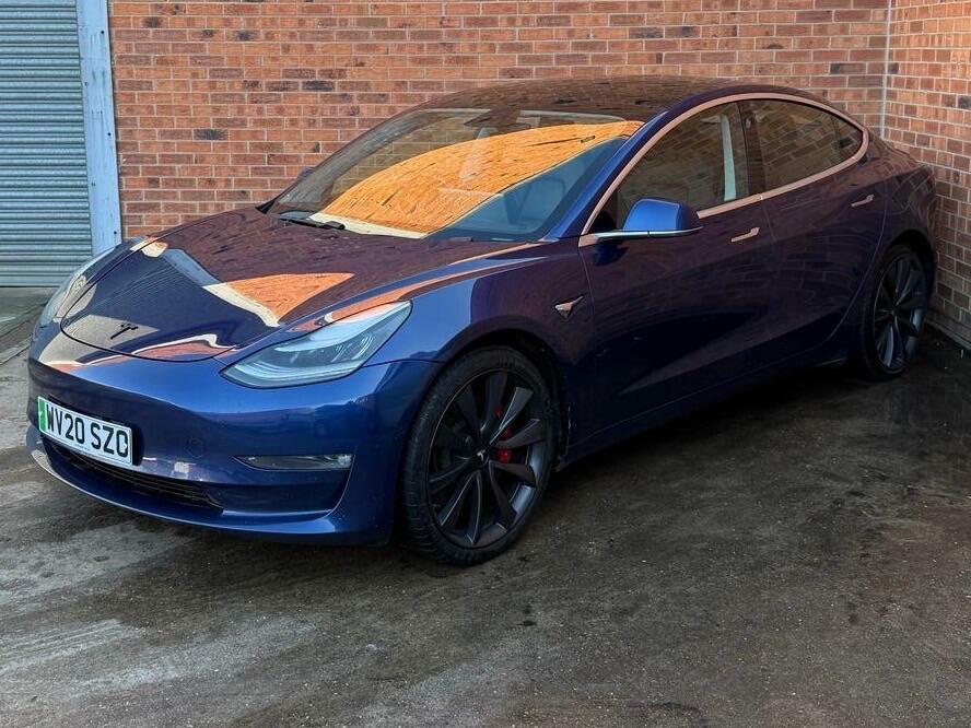 Tesla Model 3 Dual Motor Performance 4Wde Performanc WV20SZO Blue #3