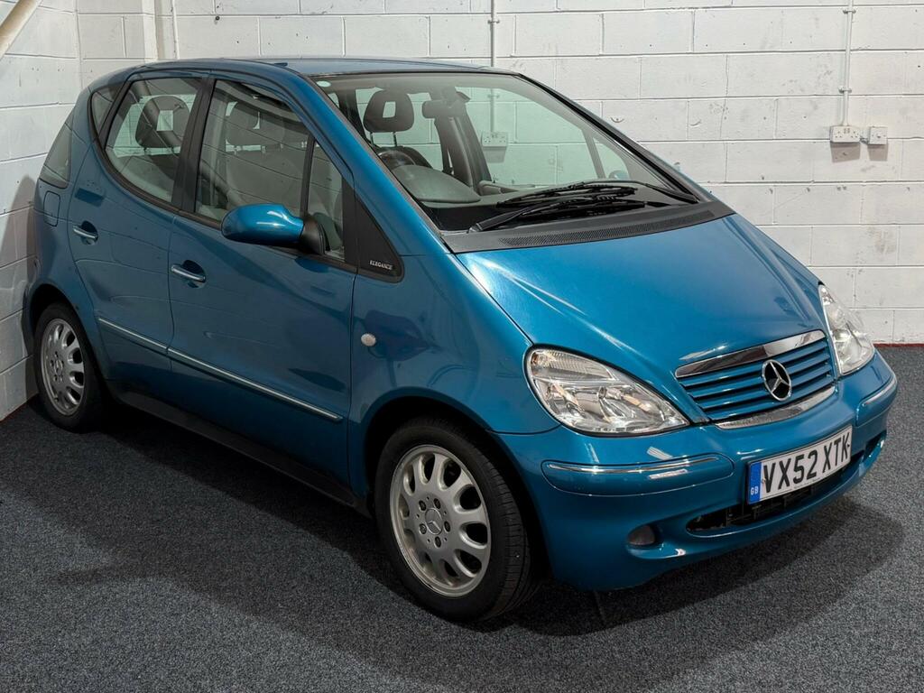 Mercedes-Benz A Class 1.6 A160 Elegance Swb Hatchback Blue