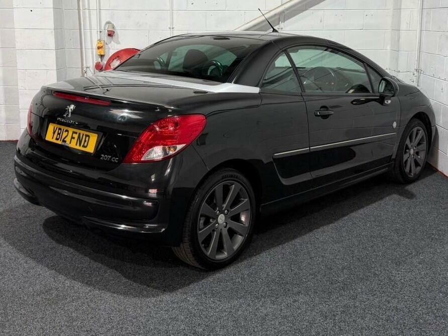 Peugeot 207 CC 1.6 Vti Roland Garros Euro 5 Black #6
