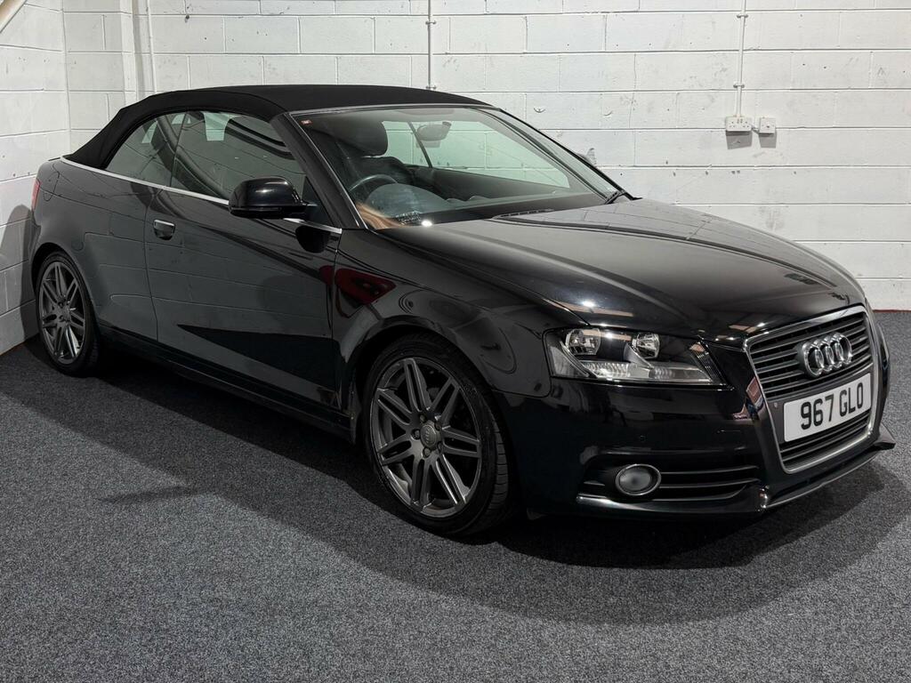 Audi A3 Cabriolet 2.0 Tdi S Line S Tronic Euro 4 Black