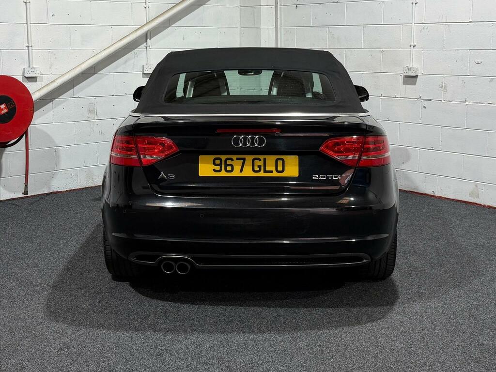 Audi A3 Cabriolet 2.0 Tdi S Line S Tronic Euro 4 Black #5