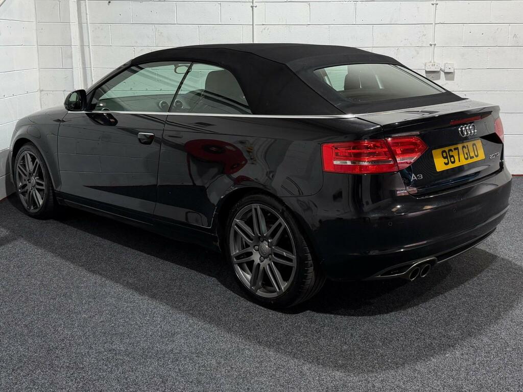Audi A3 Cabriolet 2.0 Tdi S Line S Tronic Euro 4 Black #4