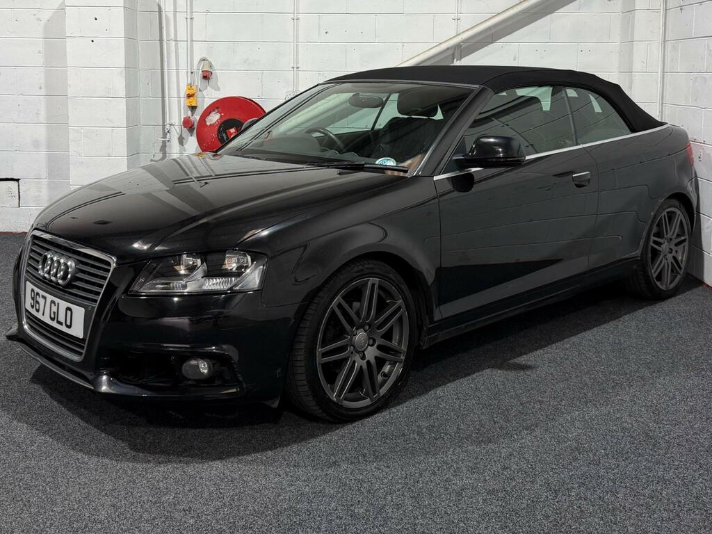 Audi A3 Cabriolet 2.0 Tdi S Line S Tronic Euro 4 Black #3