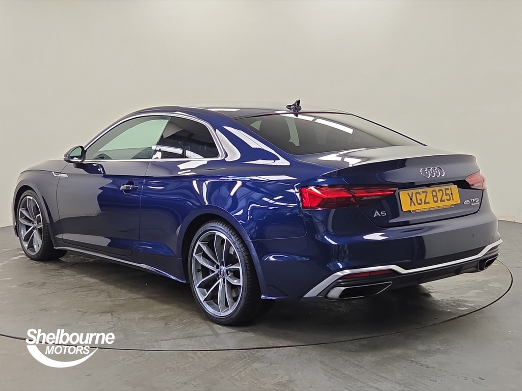 Audi A5 A5 2.0 Tfsi 45 S Line Coupe S Tronic Qu XGZ8251 Blue #2