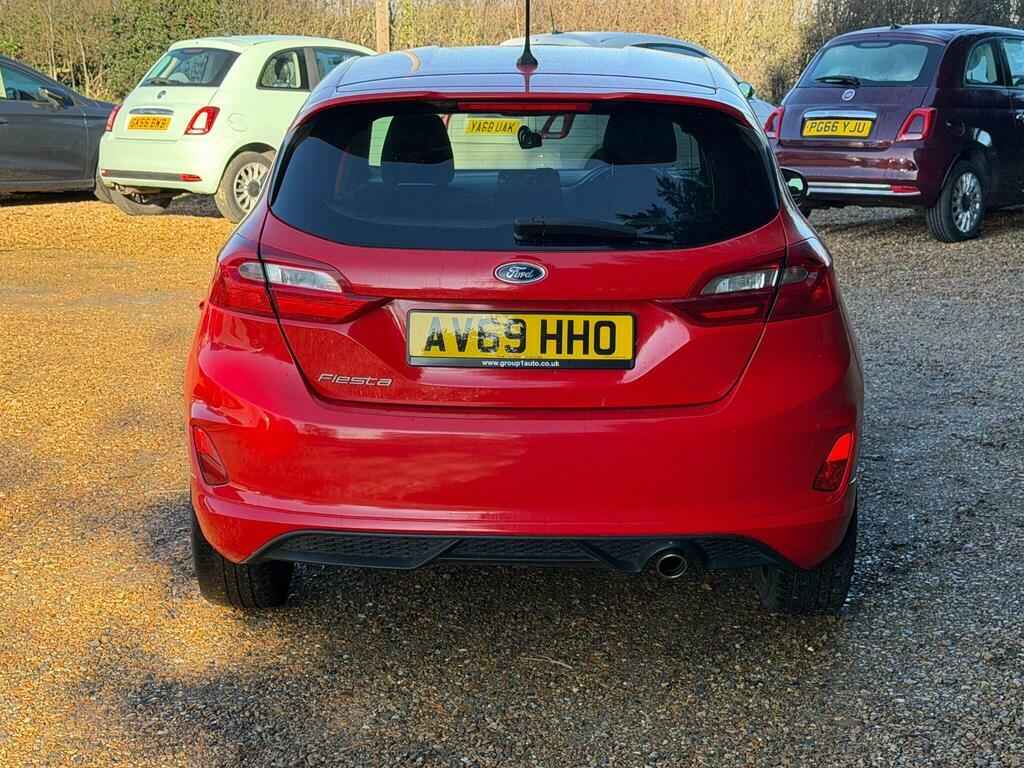 Ford Fiesta 1.0T Ecoboost St-line Euro 6 S S AV69HHO Red #4