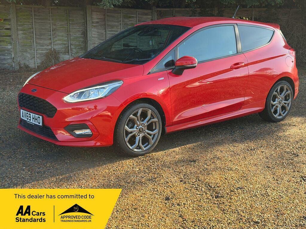 Ford Fiesta 1.0T Ecoboost St-line Euro 6 S S Red