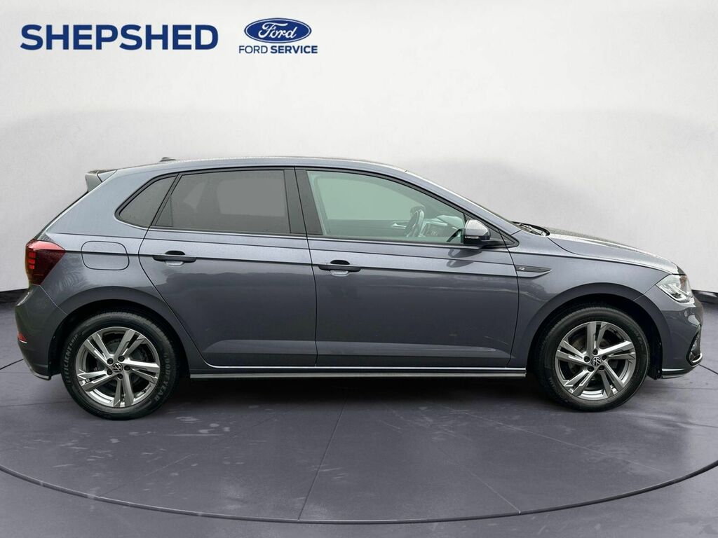 Volkswagen Polo 1.0 Tsi R-line Euro 6 Ss VK24HKC Grey #2