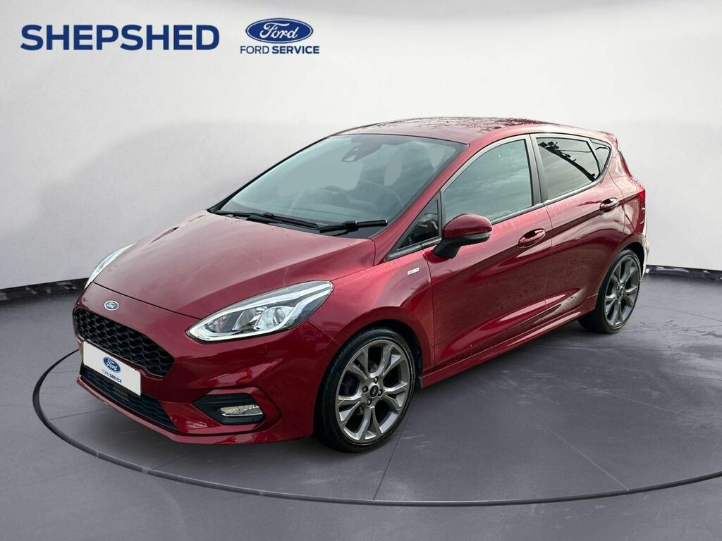 Ford Fiesta 1.0T Ecoboost St-line Euro 6 Ss AP19BTV Red #3