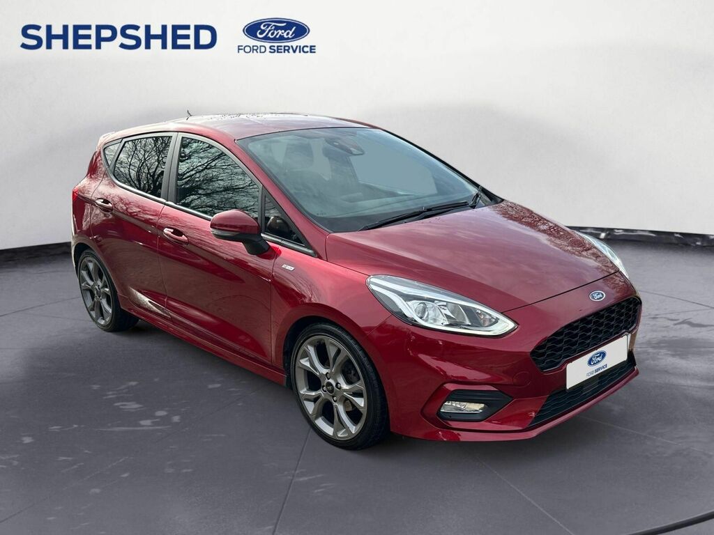 Ford Fiesta 1.0T Ecoboost St-line Euro 6 Ss Red