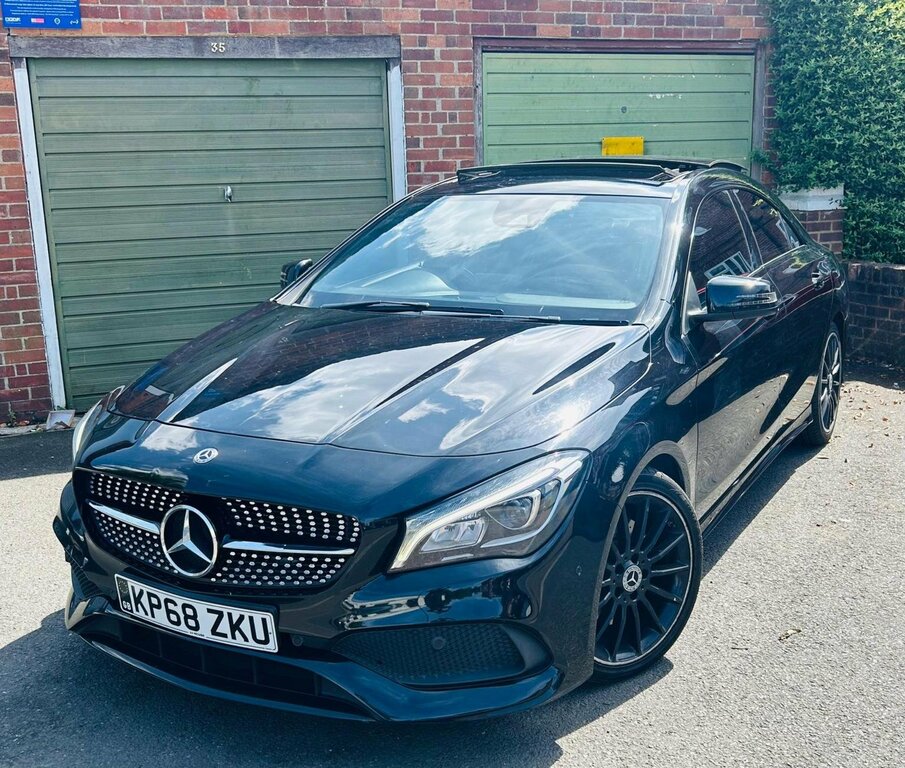 Mercedes-Benz CLA Class 2.1 Cla220d Amg Line Night Edition Plus Coupe 7G KP68ZKU Black #5