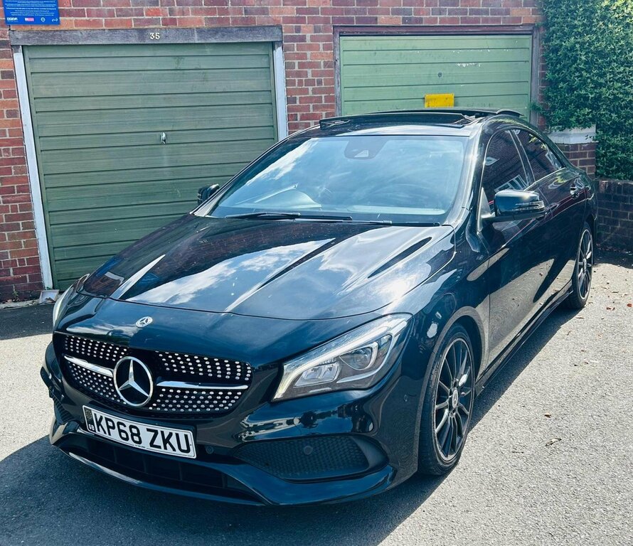 Mercedes-Benz CLA Class 2.1 Cla220d Amg Line Night Edition Plus Coupe 7G KP68ZKU Black #6