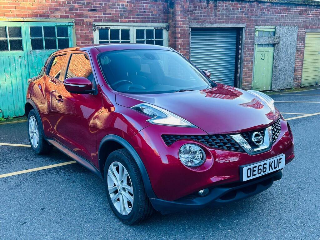 Nissan Juke 1.6 N-connecta Xtron Euro 6 OE66KUF Red #2