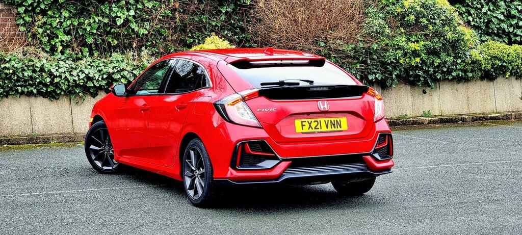 Honda Civic 1.0 Vtec Turbo Sr Euro 6 Ss FX21VNN Red #4