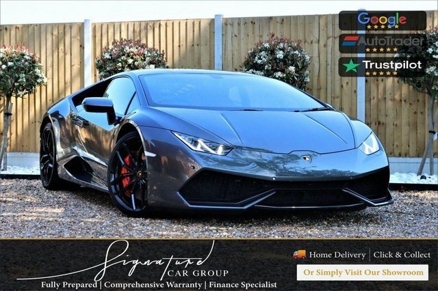 Lamborghini Huracan 2015 5.2 Lp 610-4 610 Bhp Vehicle Lift Sat Nav Rev Grey