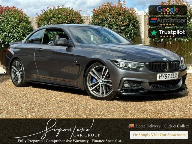 BMW 4 Series 2017 3.0 440I M Sport Convertible Grey