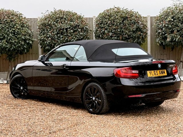 BMW 2 Series 2016 2.0 218D Sport Convertible Eu YL65AWM Black #6