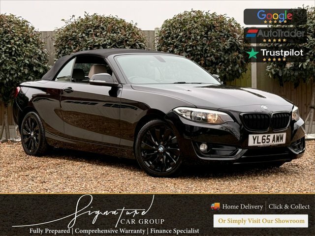 BMW 2 Series 2016 2.0 218D Sport Convertible Eu Black