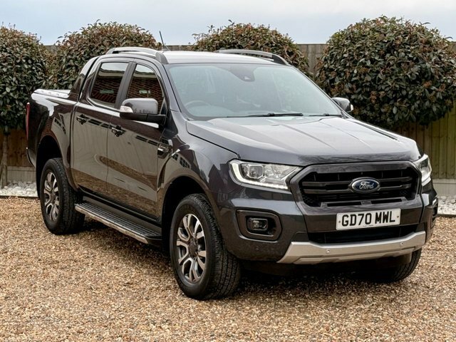 Ford Ranger 2020 2.0 Ecoblue Wildtrak Pickup No Vat Double Cab GD70MWL Grey #2