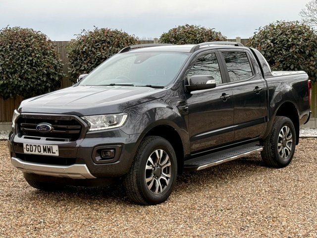 Ford Ranger 2020 2.0 Ecoblue Wildtrak Pickup No Vat Double Cab GD70MWL Grey #3