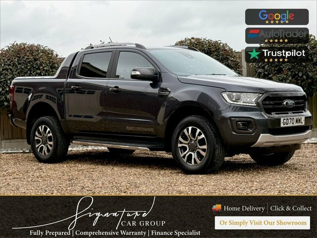 Ford Ranger 2020 2.0 Ecoblue Wildtrak Pickup No Vat Double Cab Grey
