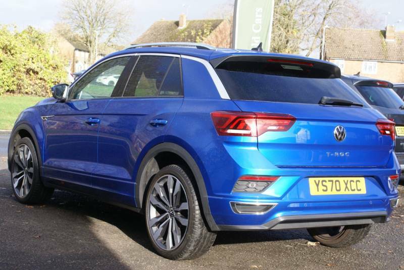 Volkswagen T-Roc 1.5 Tsi Evo R-line Dsg YS70XCC Blue #4