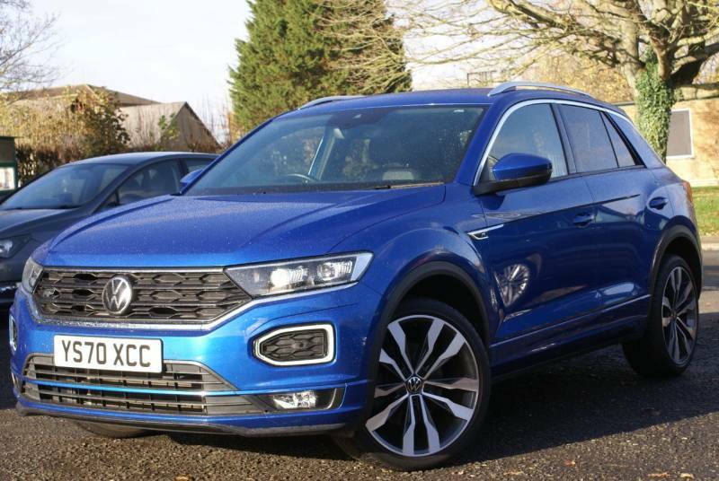 Volkswagen T-Roc 1.5 Tsi Evo R-line Dsg YS70XCC Blue #2