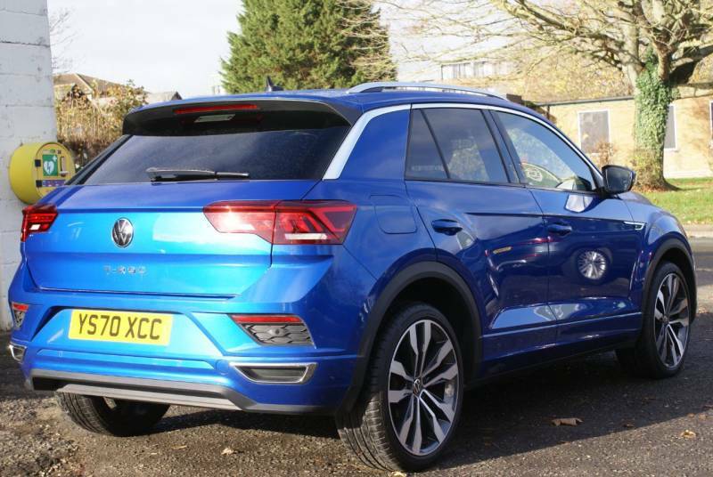 Volkswagen T-Roc 1.5 Tsi Evo R-line Dsg YS70XCC Blue #3