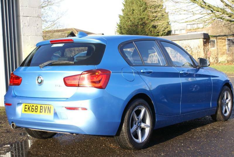 BMW 1 Series 118I 1.5 Se Navservotronic - 2018 68 EK68BVN Blue #4