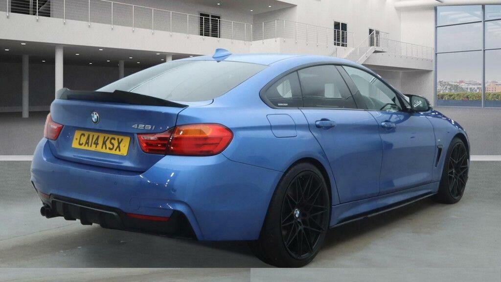 BMW 4 Series Gran Coupe Hatchback 2.0 428I M Sport Euro 6 Ss CA14KSX Blue #6