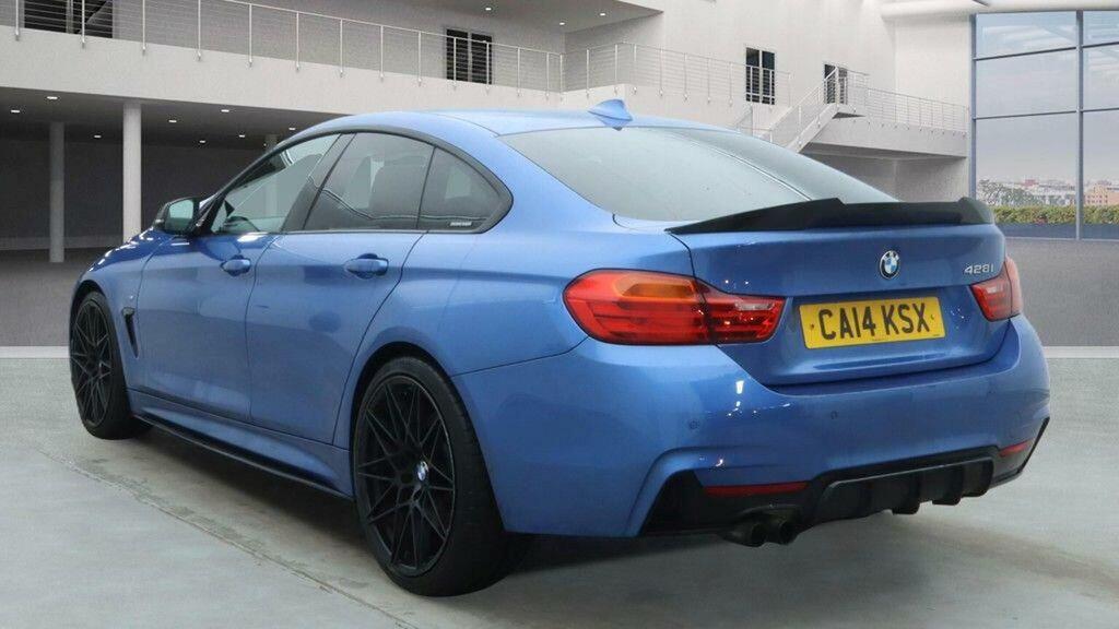 BMW 4 Series Gran Coupe Hatchback 2.0 428I M Sport Euro 6 Ss CA14KSX Blue #3