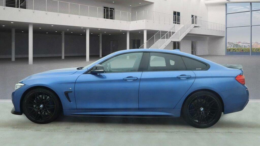 BMW 4 Series Gran Coupe Hatchback 2.0 428I M Sport Euro 6 Ss CA14KSX Blue #4