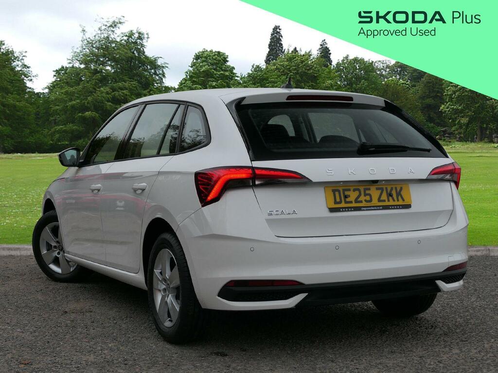 Skoda Scala 1.0 Tsi 116 Se Edition Dsg 116 Ps DE25ZKK White #4
