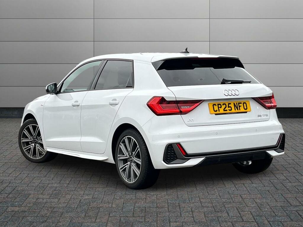 Audi A1 1.0 Tfsi 25 S Line Sportback S Tronic Euro 6 Ss CP25NFO White #2