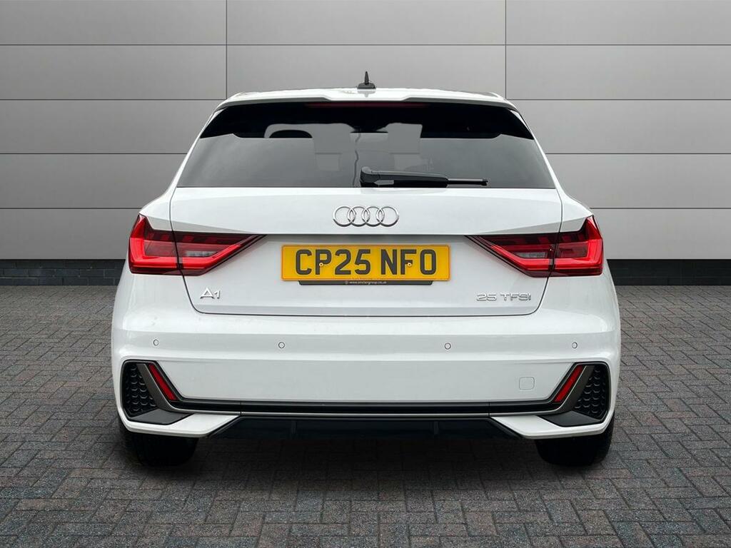 Audi A1 1.0 Tfsi 25 S Line Sportback S Tronic Euro 6 Ss CP25NFO White #6