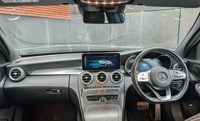 Mercedes-Benz C Class 2019 2.0 C300d Amg Line Edition Estate KS69CLZ Black #6