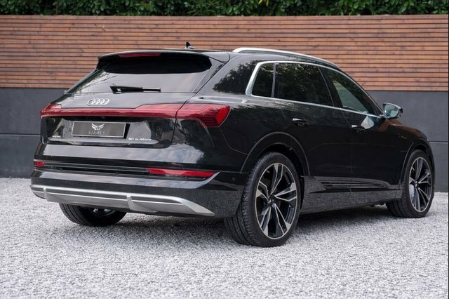 Audi E-tron 2021 50 S Line Suv Quattro 71.2K DV71BUE Black #6