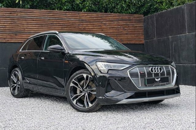 Audi E-tron 2021 50 S Line Suv Quattro 71.2K DV71BUE Black #5