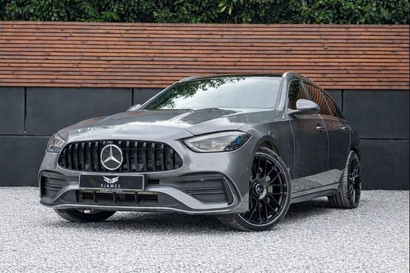 Mercedes-Benz C Class 2022 1.5 C200h Mhev Amg Line Premium Estate Grey