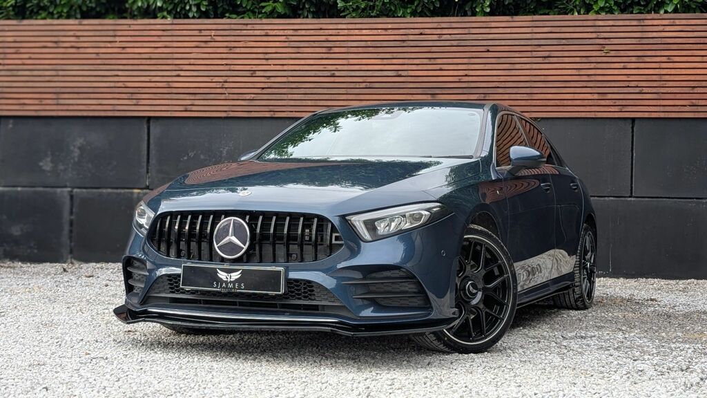 Mercedes-Benz A Class 2023 1.3 A180 Amg Line Executive Saloon Petr MA72VZN Blue #3
