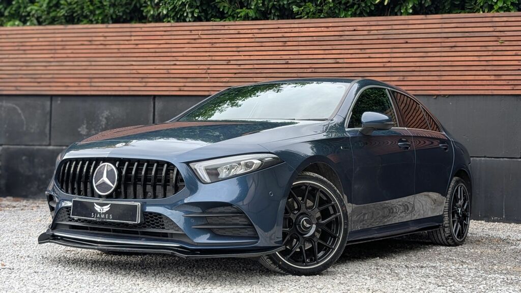 Mercedes-Benz A Class 2023 1.3 A180 Amg Line Executive Saloon Petr MA72VZN Blue #4