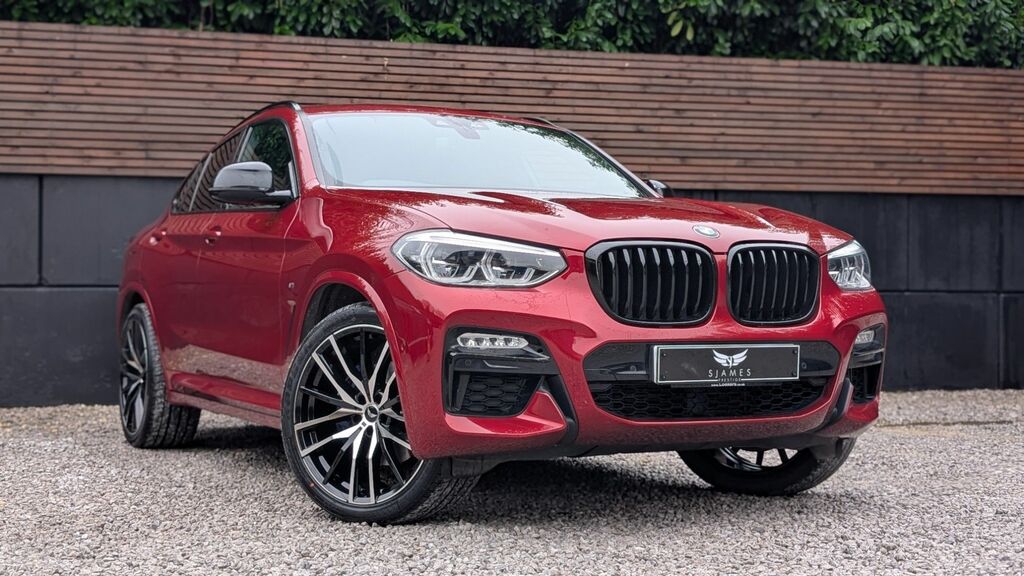 BMW X4 2018 3.0 M40d Suv Xdrive Euro 6 S CF68NBA Red #5
