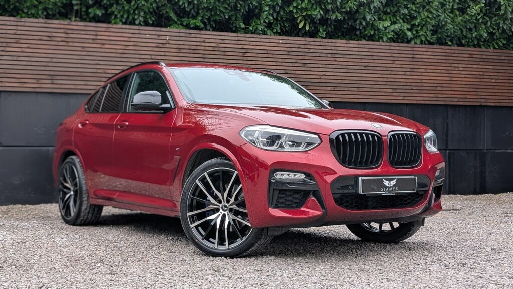 BMW X4 2018 3.0 M40d Suv Xdrive Euro 6 S CF68NBA Red #4