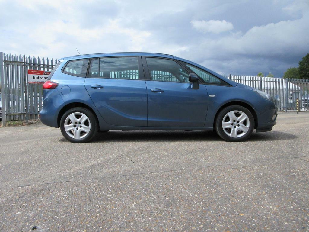 Vauxhall Zafira Tourer 1.4T 16V Exclusiv Euro 5 YA14XKG Blue #4